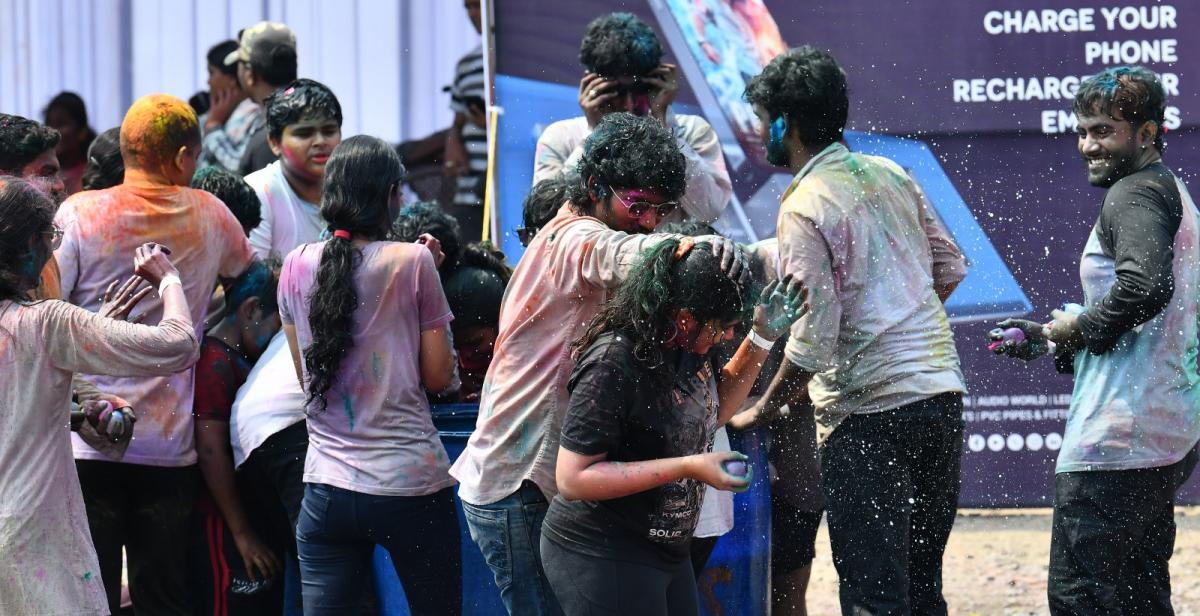 Holi Celebrations In Vijayawada Photos - Sakshi11