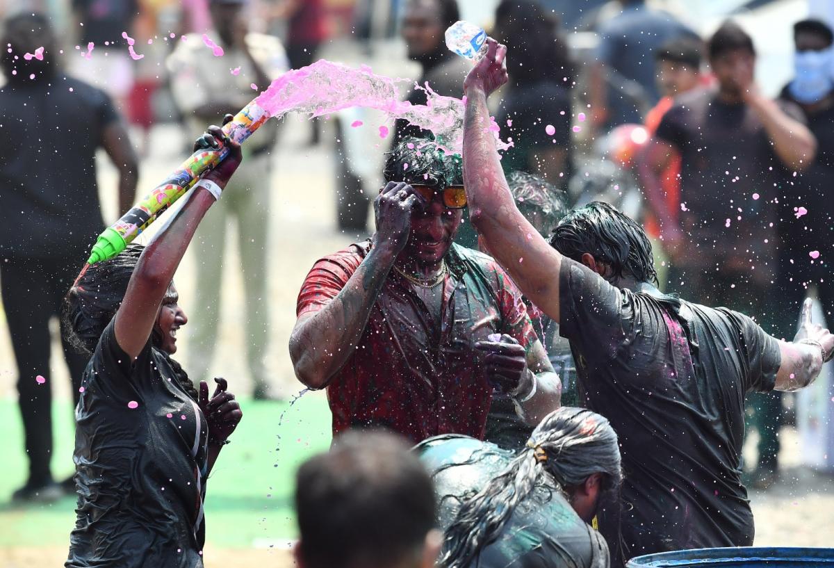 Holi Celebrations In Vijayawada Photos - Sakshi25