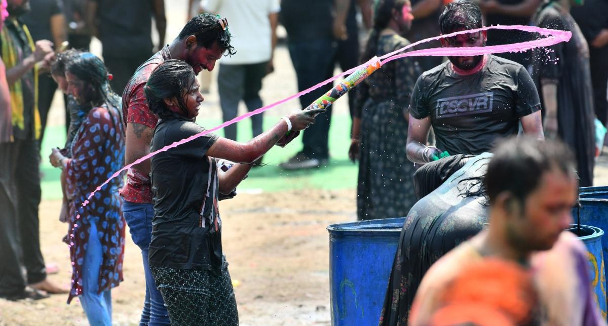 Holi Celebrations In Vijayawada Photos - Sakshi26