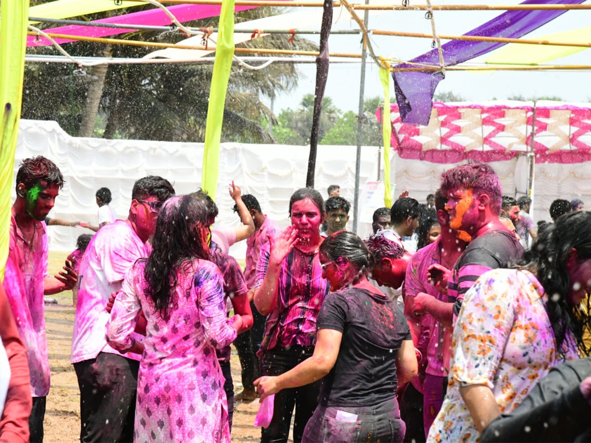 Holi Celebrations at Vizag RK Beach - Sakshi10