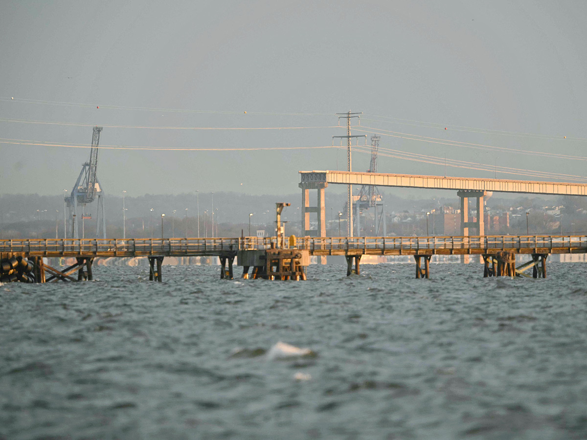 Maryland bridge collapses after being hit by cargo ship Photos - Sakshi8