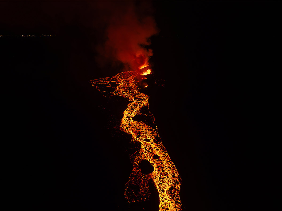 volcano in southwestern Iceland that erupted - Sakshi10