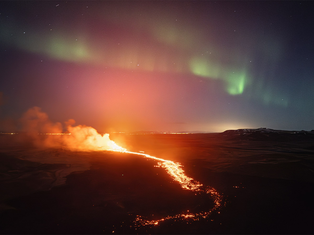 volcano in southwestern Iceland that erupted - Sakshi13