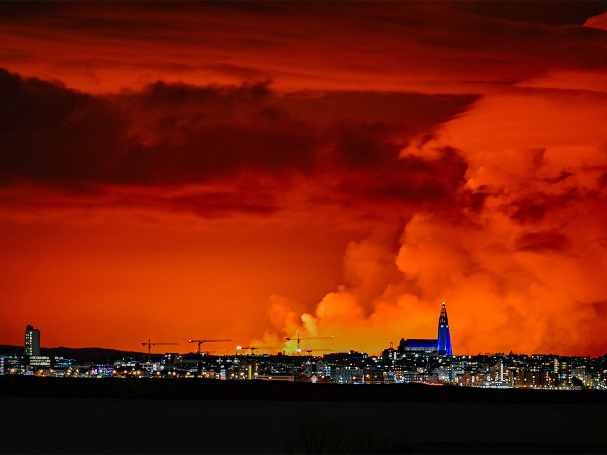 volcano in southwestern Iceland that erupted - Sakshi18