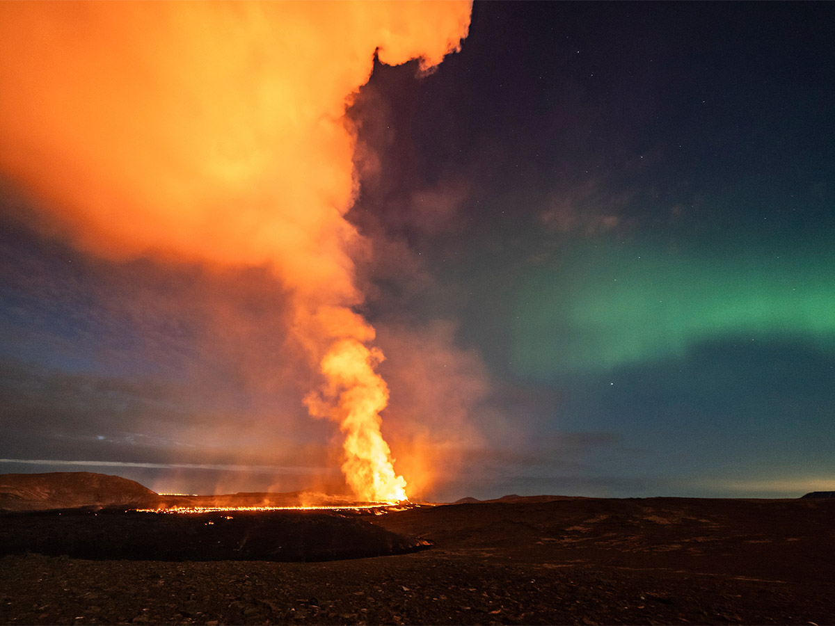 volcano in southwestern Iceland that erupted - Sakshi7