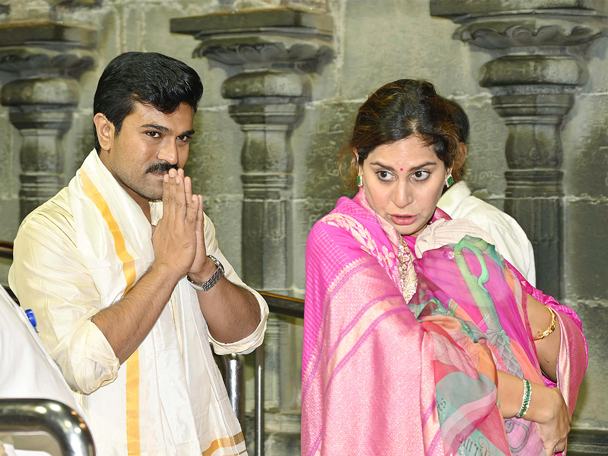 Ram Charan Visits Tirumala Temple - Sakshi3