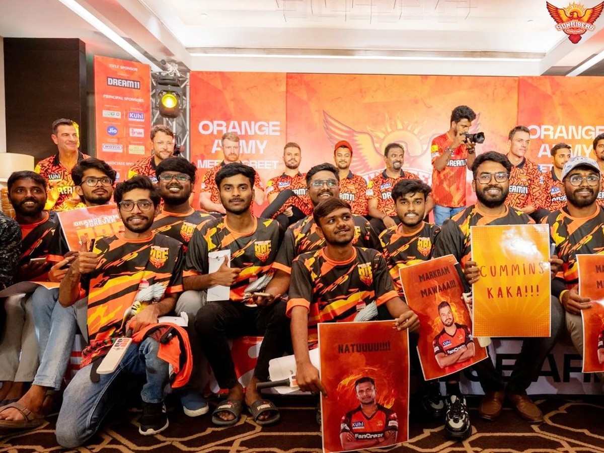 IPL 2024 SunRisers Hyderabad Team Fan Meet Photos - Sakshi2