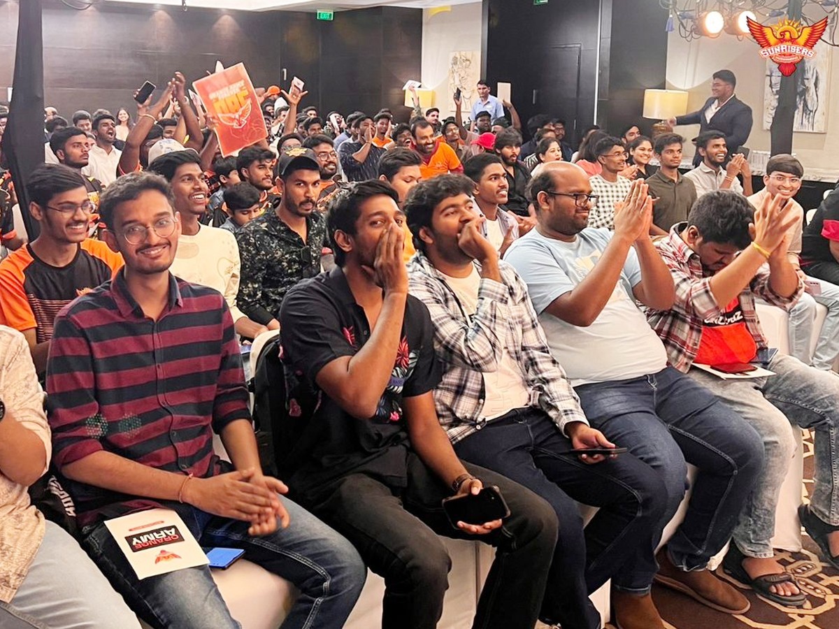 IPL 2024 SunRisers Hyderabad Team Fan Meet Photos - Sakshi5