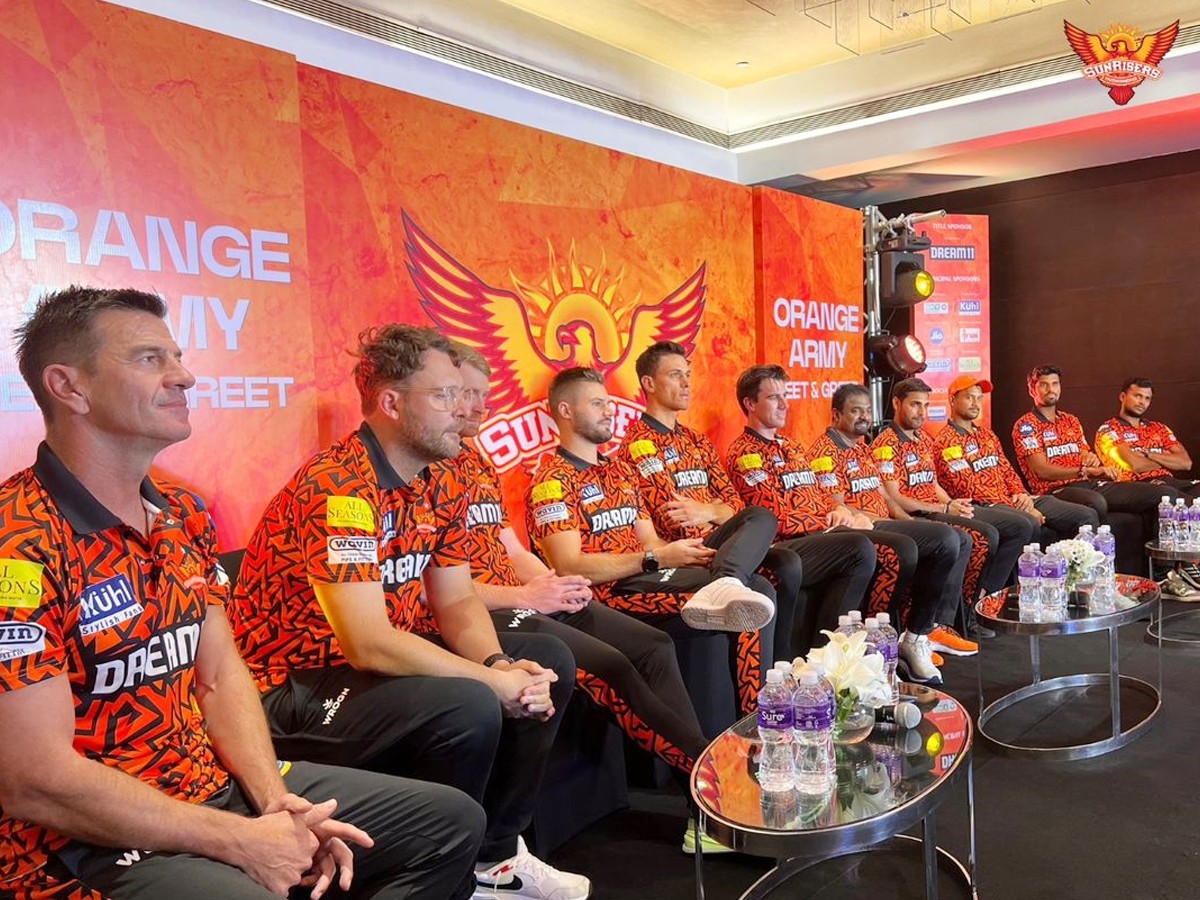 IPL 2024 SunRisers Hyderabad Team Fan Meet Photos - Sakshi3