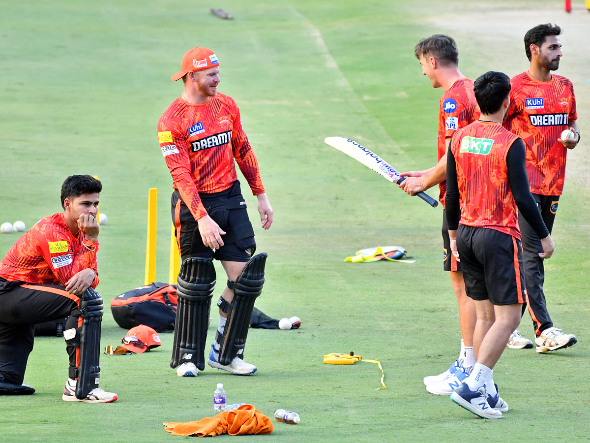 mumbai indians And Sunrisers Hyderabad practice Photos - Sakshi2