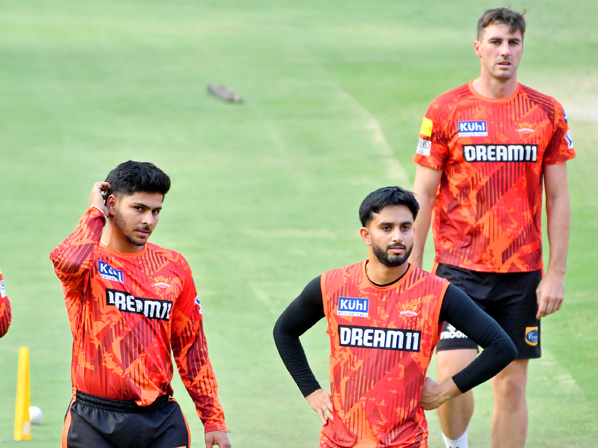 mumbai indians And Sunrisers Hyderabad practice Photos - Sakshi6