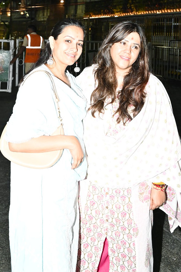 Ekta Kapoor and Actress Anita Hassanandani Visited Tirumala Srivari Temple Photos - Sakshi3