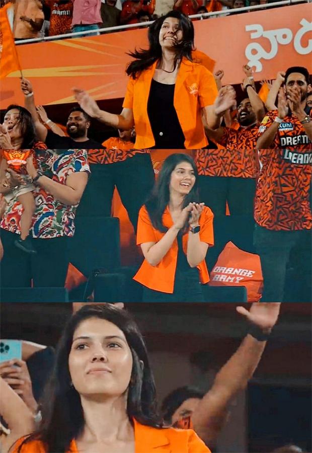 Kavya Maran Cute Expressions After SRH Greatest Win Against MI, Photos Goes Viral - Sakshi5