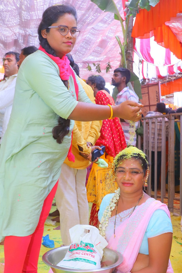 Shiva Kalyanam Mahotsav Celebrations in Raja Rajeshwara Temple At Vemulawada Photos - Sakshi10