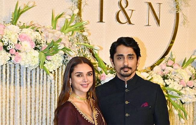 Siddharth and Aditi Rao Hydari get married in Wanaparthy temple - Sakshi5