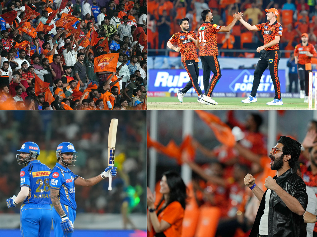 TATA IPL 2024 : tournament between Sunrisers Hyderabad and Mumbai Indians in Hyderabad - Sakshi1