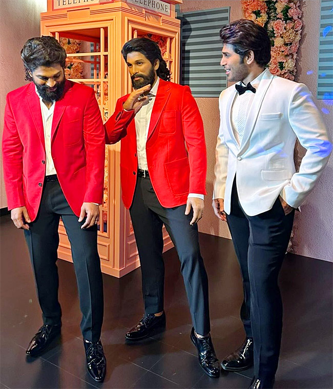 Allu Arjun's Wax Statue At Madame Tussauds Dubai: Photos - Sakshi28