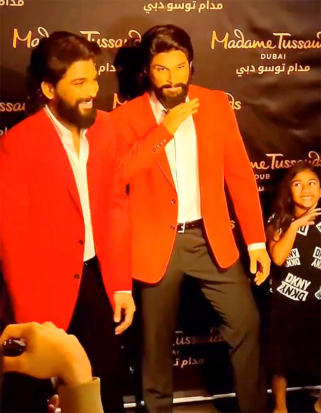 Allu Arjun's wax statue at Madame Tussauds Dubai - Sakshi12