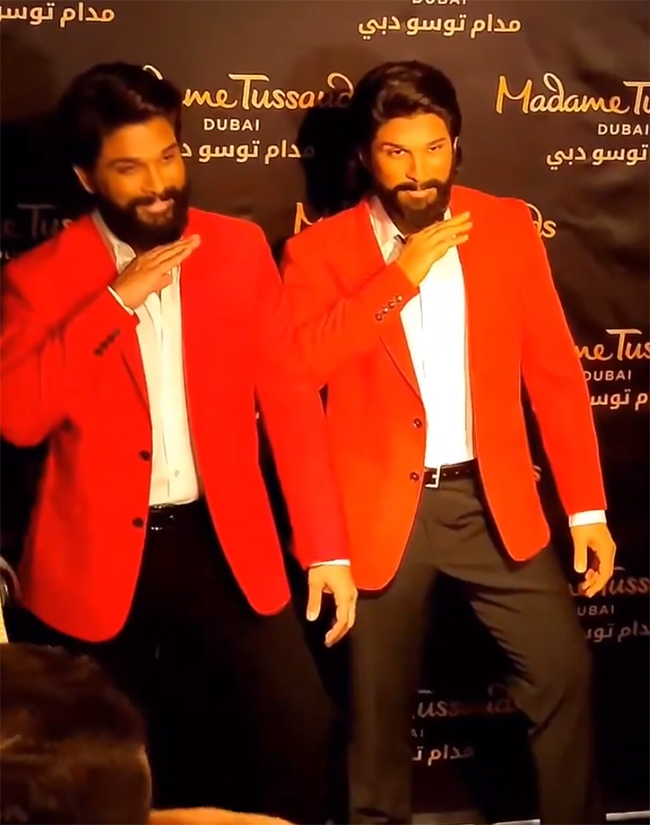 Allu Arjun's wax statue at Madame Tussauds Dubai - Sakshi13