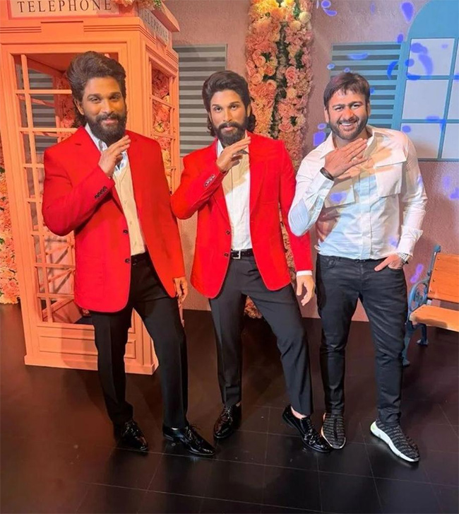 Allu Arjun's wax statue at Madame Tussauds Dubai - Sakshi17