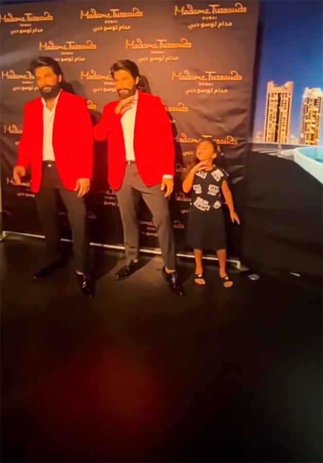 Allu Arjun's wax statue at Madame Tussauds Dubai - Sakshi22