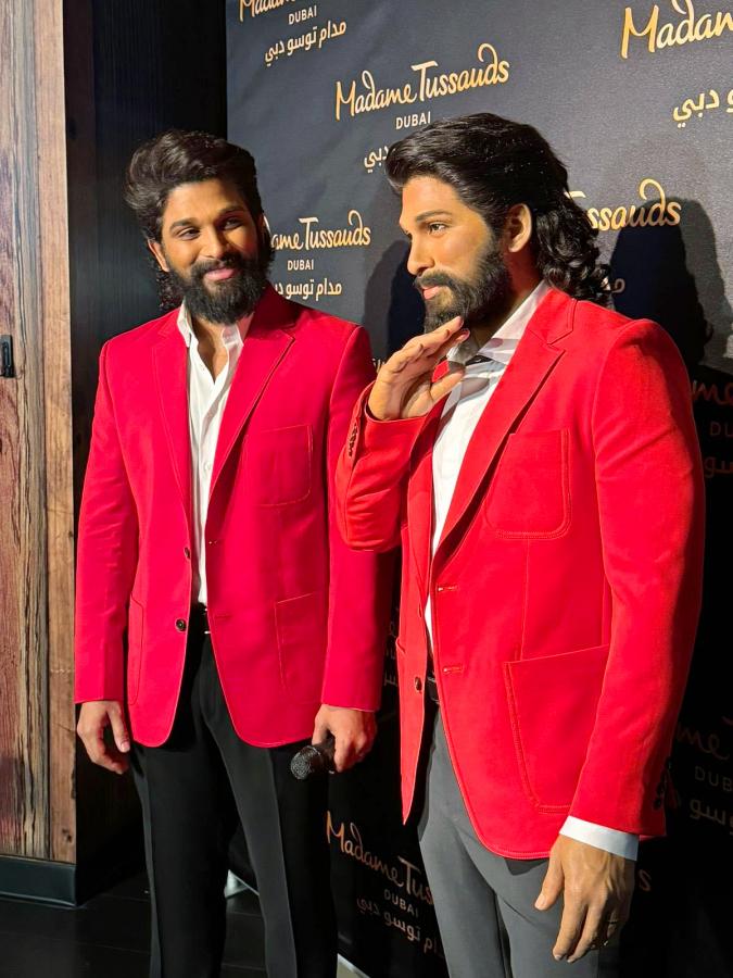 Allu Arjun's wax statue at Madame Tussauds Dubai - Sakshi4