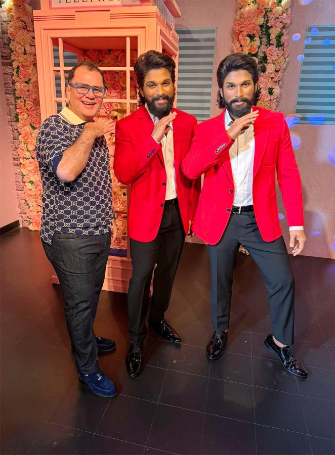 Allu Arjun's wax statue at Madame Tussauds Dubai - Sakshi6