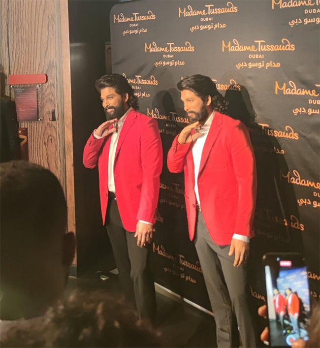 Allu Arjun's wax statue at Madame Tussauds Dubai - Sakshi8