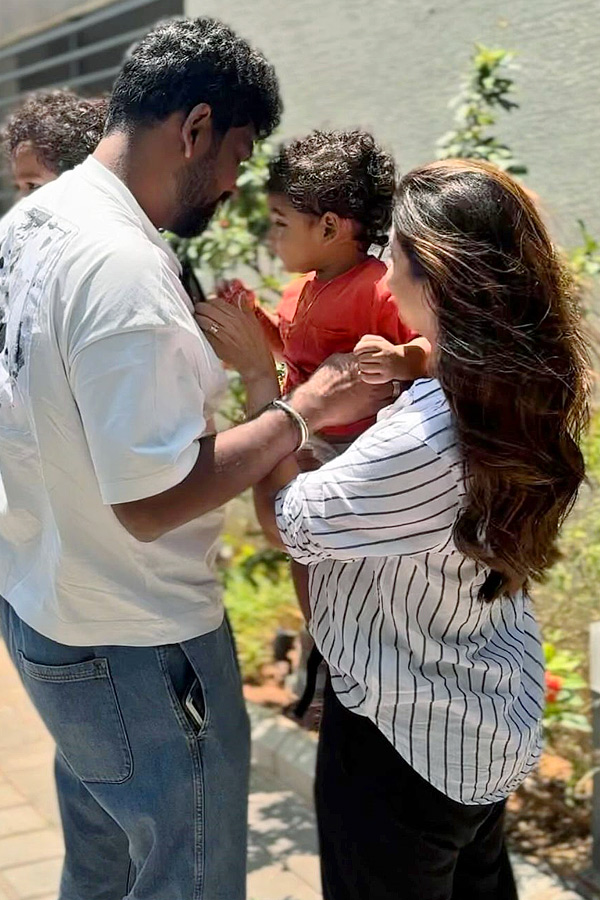 Nayanthara and sons reunite with Vignesh Shivan after 20 days Photos - Sakshi5