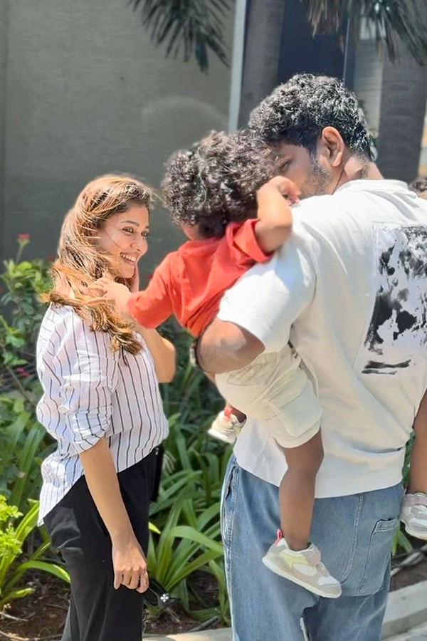 Nayanthara and sons reunite with Vignesh Shivan after 20 days Photos - Sakshi8