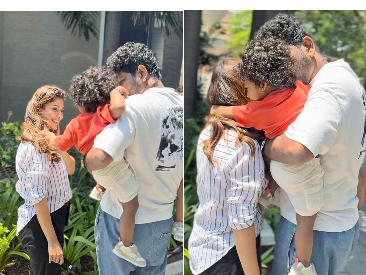 Nayanthara and sons reunite with Vignesh Shivan after 20 days Photos - Sakshi1