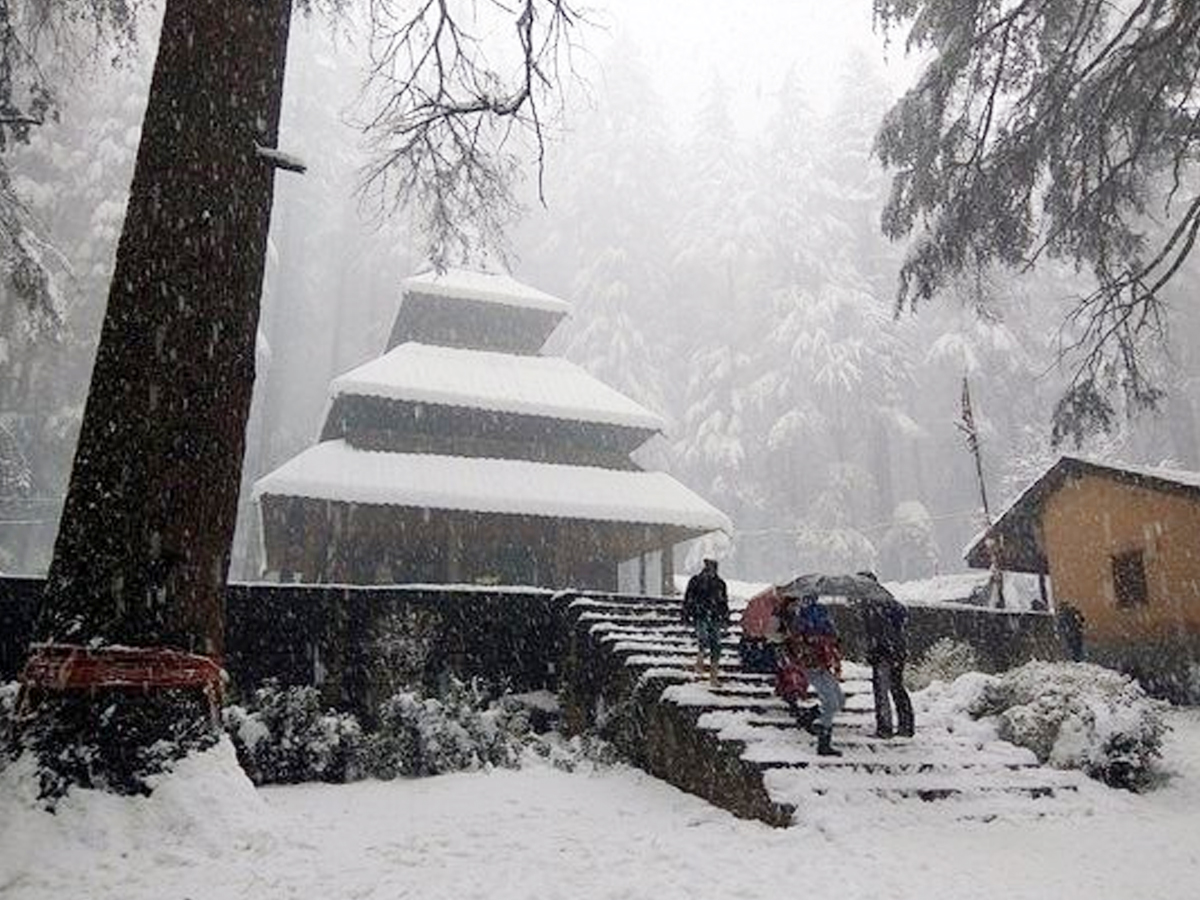 Hidimba Temple At Manali Covered With Snow - Sakshi13