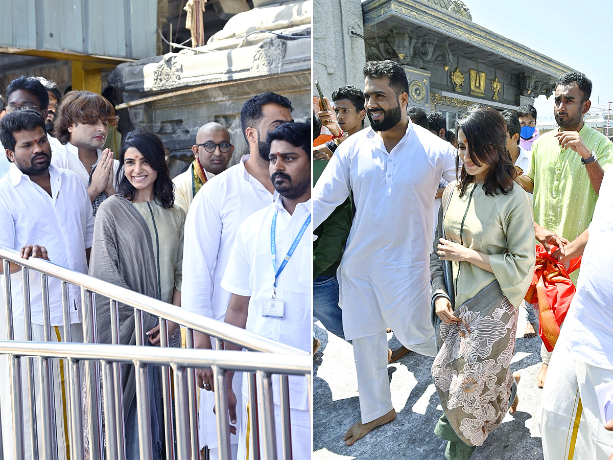 Actress Samantha Visit in Tirumala Photos - Sakshi1