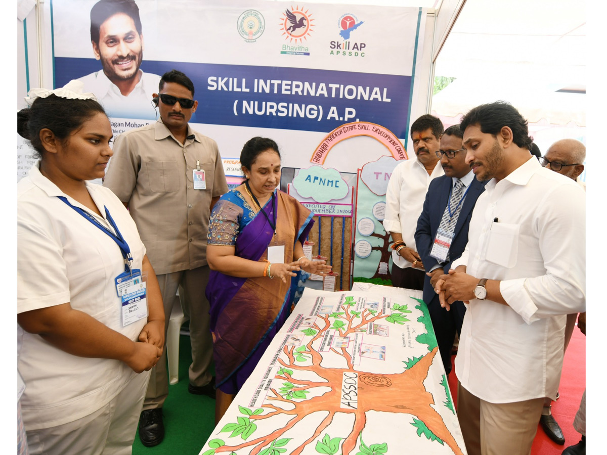 AP CM YS Jagan LAUNCHING OF CASCADING SKILLS PARADIGM BHAVITA at Vizag Photos - Sakshi5