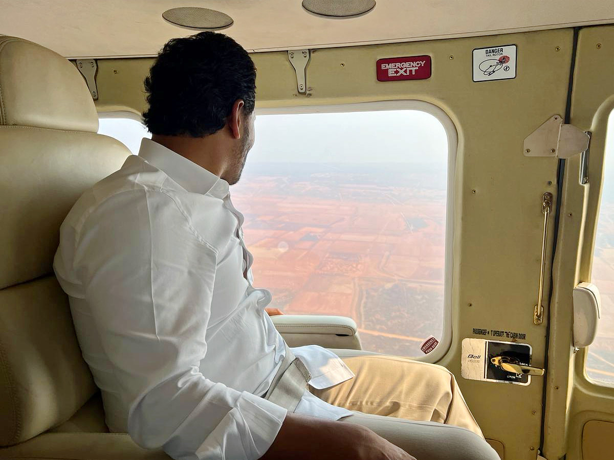 Andhra Pradesh CM YS Jagan Reddy conducts aerial survey in Bhogapuram Photos - Sakshi5