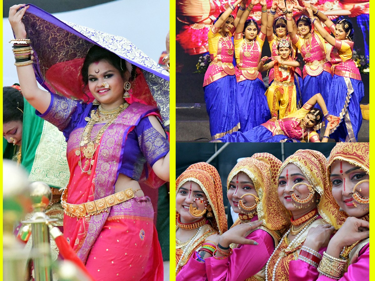 Artistes Wonderful Performances At People's Plaza On The Occasion Of National Culture Festival - Sakshi2