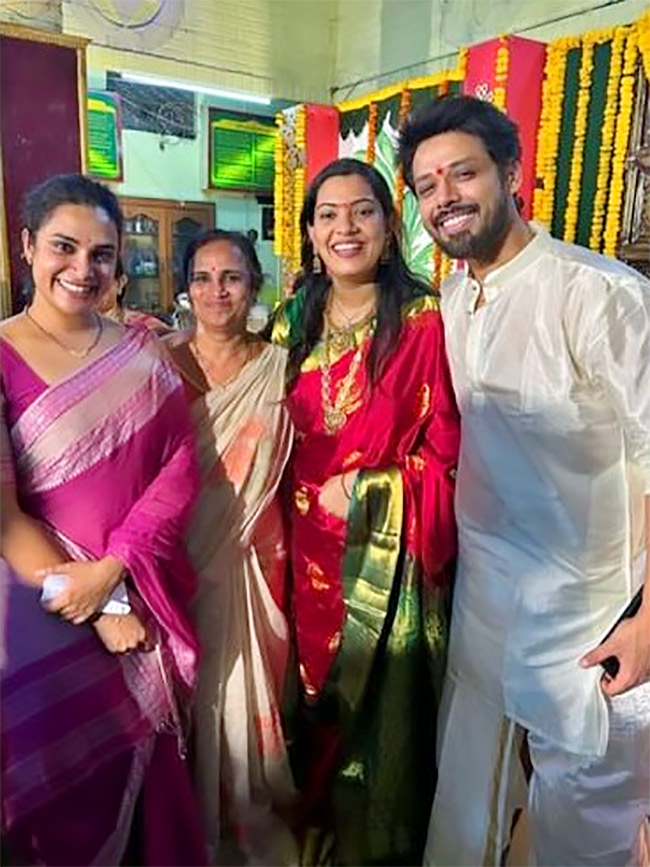 nandu geetha madhuri son naming ceremony pics - Sakshi10