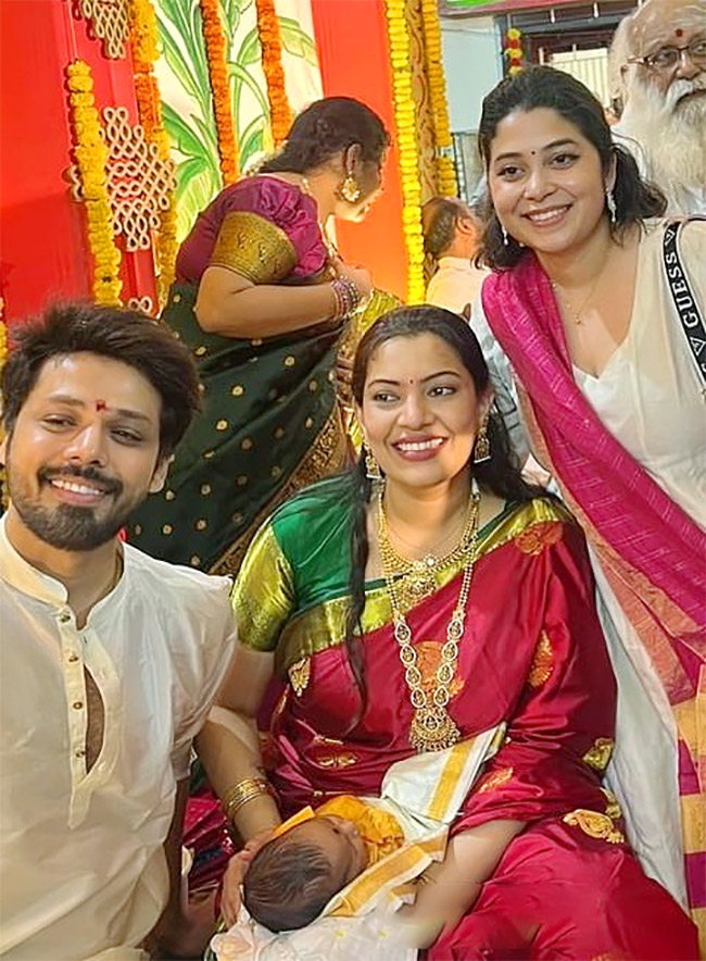 nandu geetha madhuri son naming ceremony pics - Sakshi15