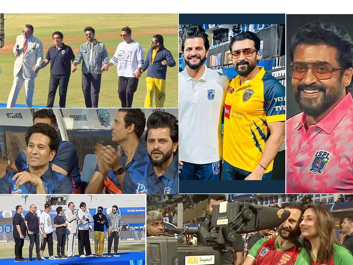 Sachin, Ram Charan, Suriya, Akshay Kumar Highlight Photos In Inaugural Function Of ISPL T10 Photos - Sakshi1