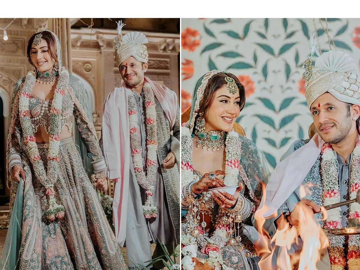 Surbhi Chandna, Karan Sharma share official pics from dreamy Jaipur ceremony Photos - Sakshi1