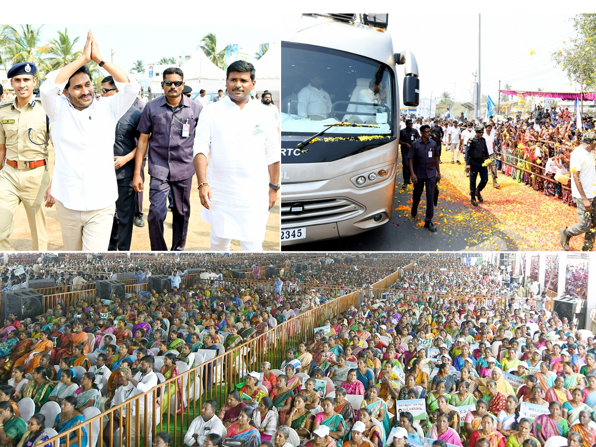 Anakapalli Public Grand Welcome to CM YS Jagan Photos - Sakshi1