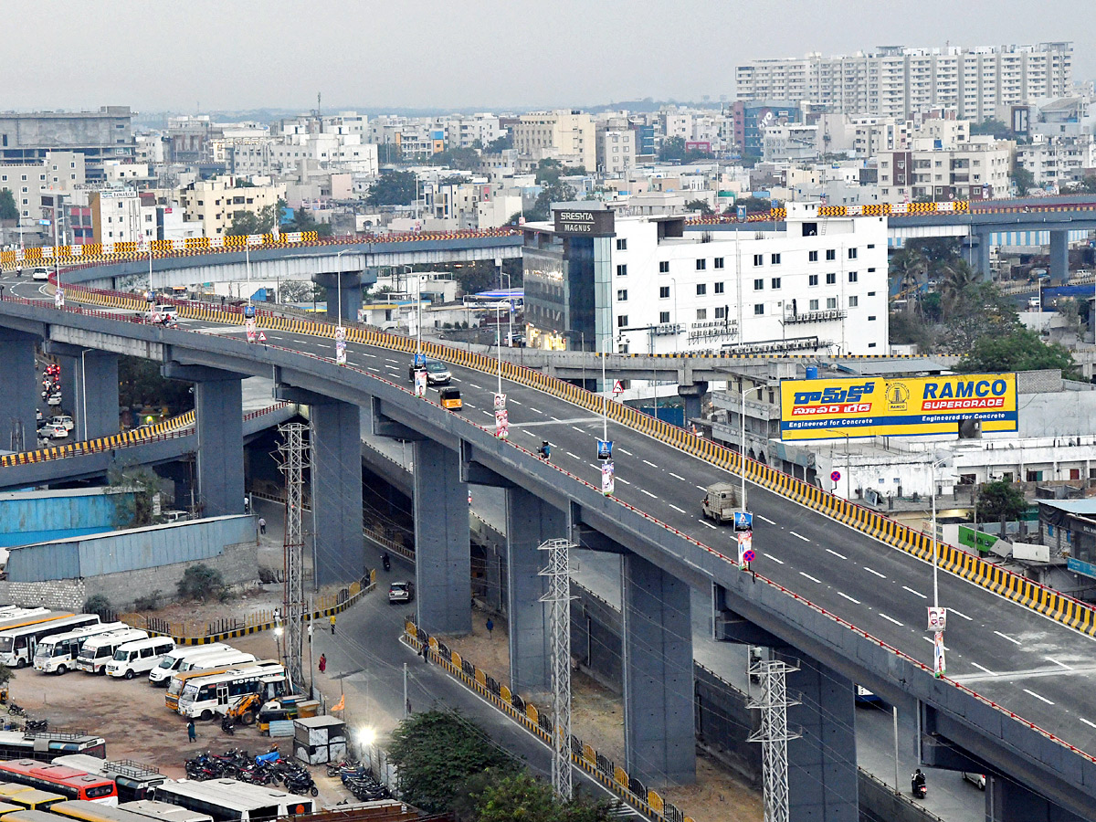 CM Revanth Reddy Inaugurates Second-Level Flyover at Bairamalguda Photos - Sakshi4