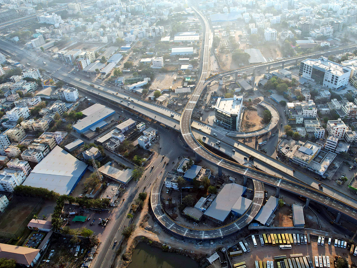 CM Revanth Reddy Inaugurates Second-Level Flyover at Bairamalguda Photos - Sakshi1