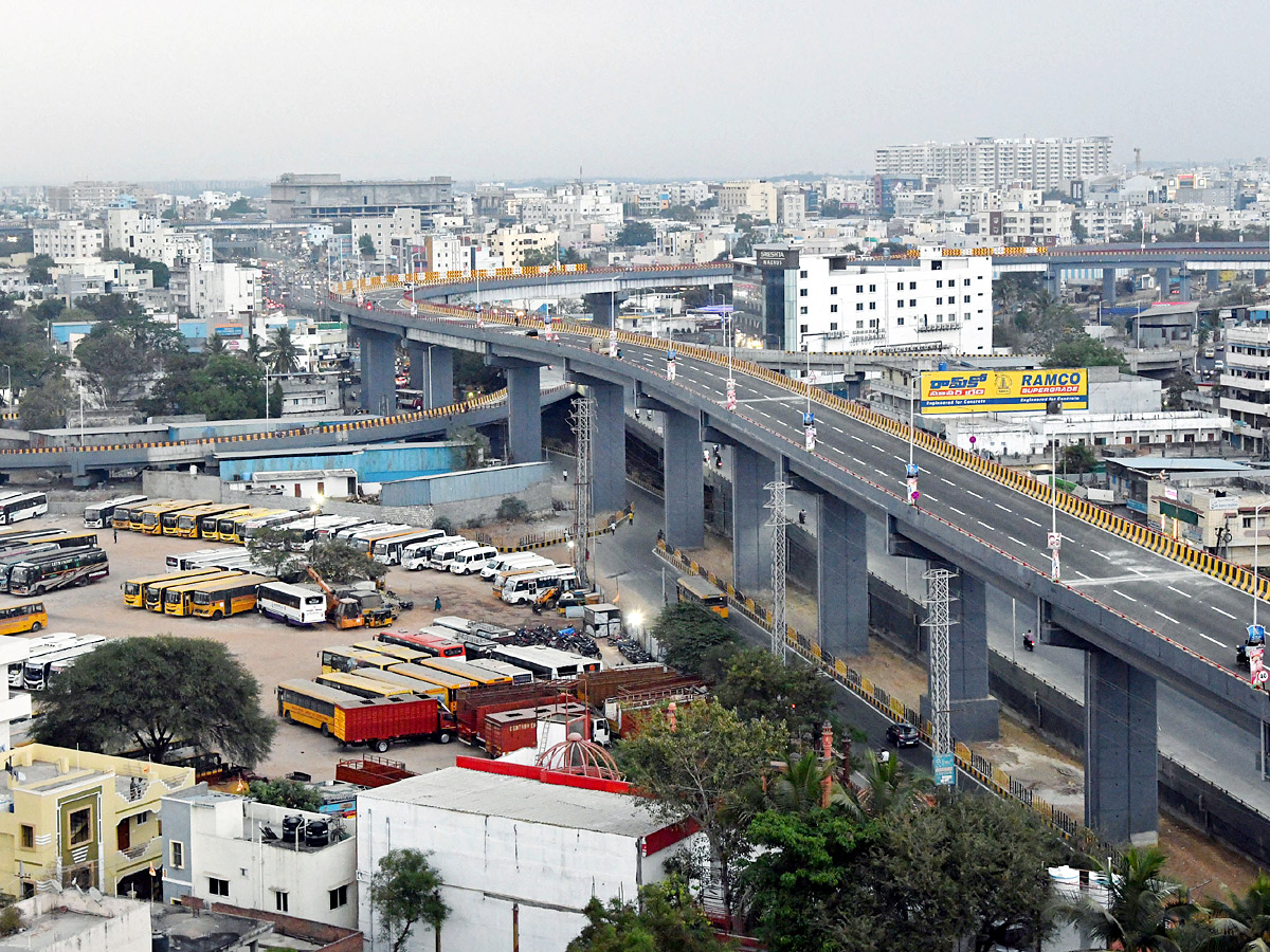 CM Revanth Reddy Inaugurates Second-Level Flyover at Bairamalguda Photos - Sakshi7