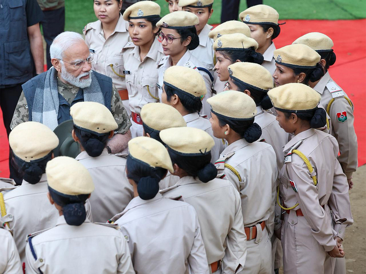 PM Modi Elephant Safari at Assam Kaziranga National Park - Sakshi10