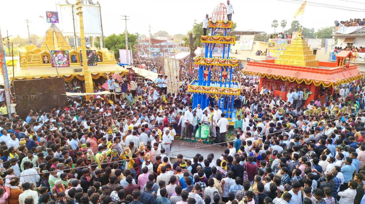 Peddapur Mallanna Bonala Jatara at Jagtial District Photos - Sakshi5