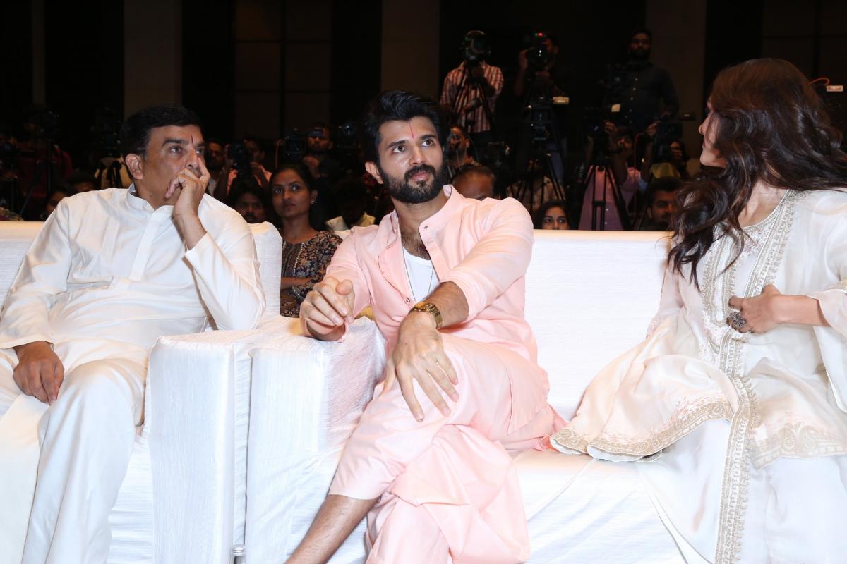 Vijay Devarakonda And Mrunal Thakur at Family Star Press Meet Photos - Sakshi3