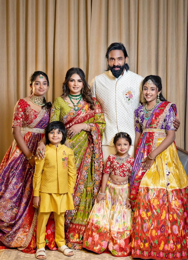 Ugadi Special Manchu Vishnu Family Photos - Sakshi2