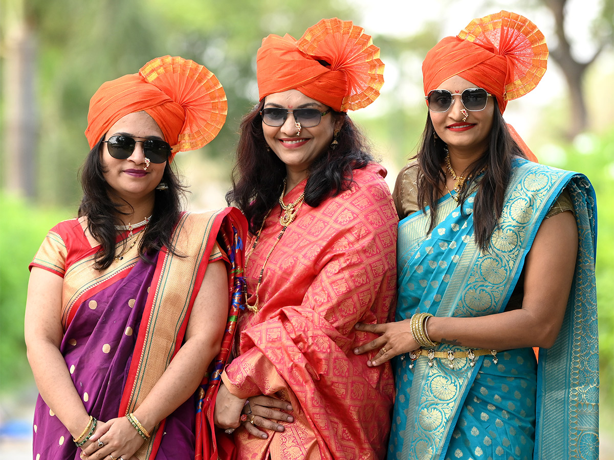 Marathi women celebrating Gudi Padwa celebrating photos - Sakshi2