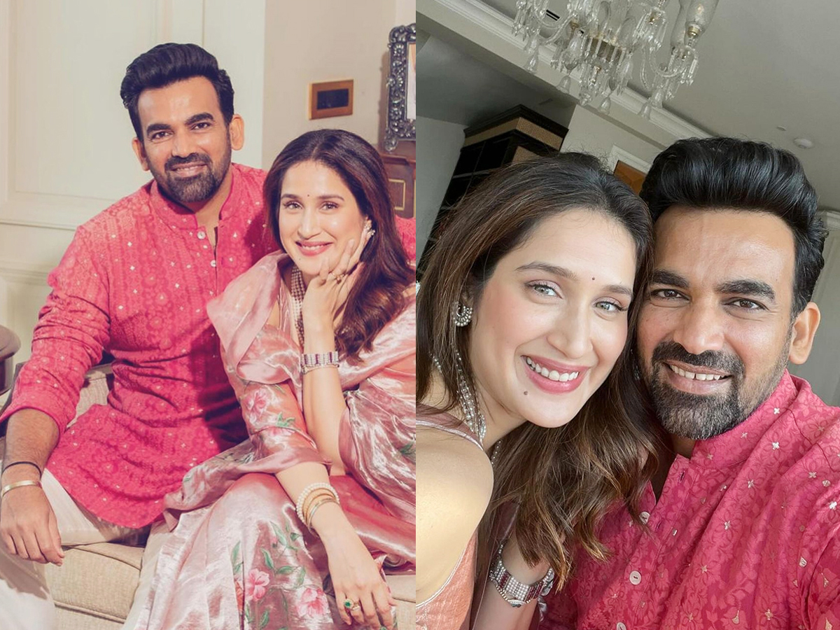 Zaheer Khan Wife Sagarika Ghatge Celebrating Gudi Padwa - Sakshi1